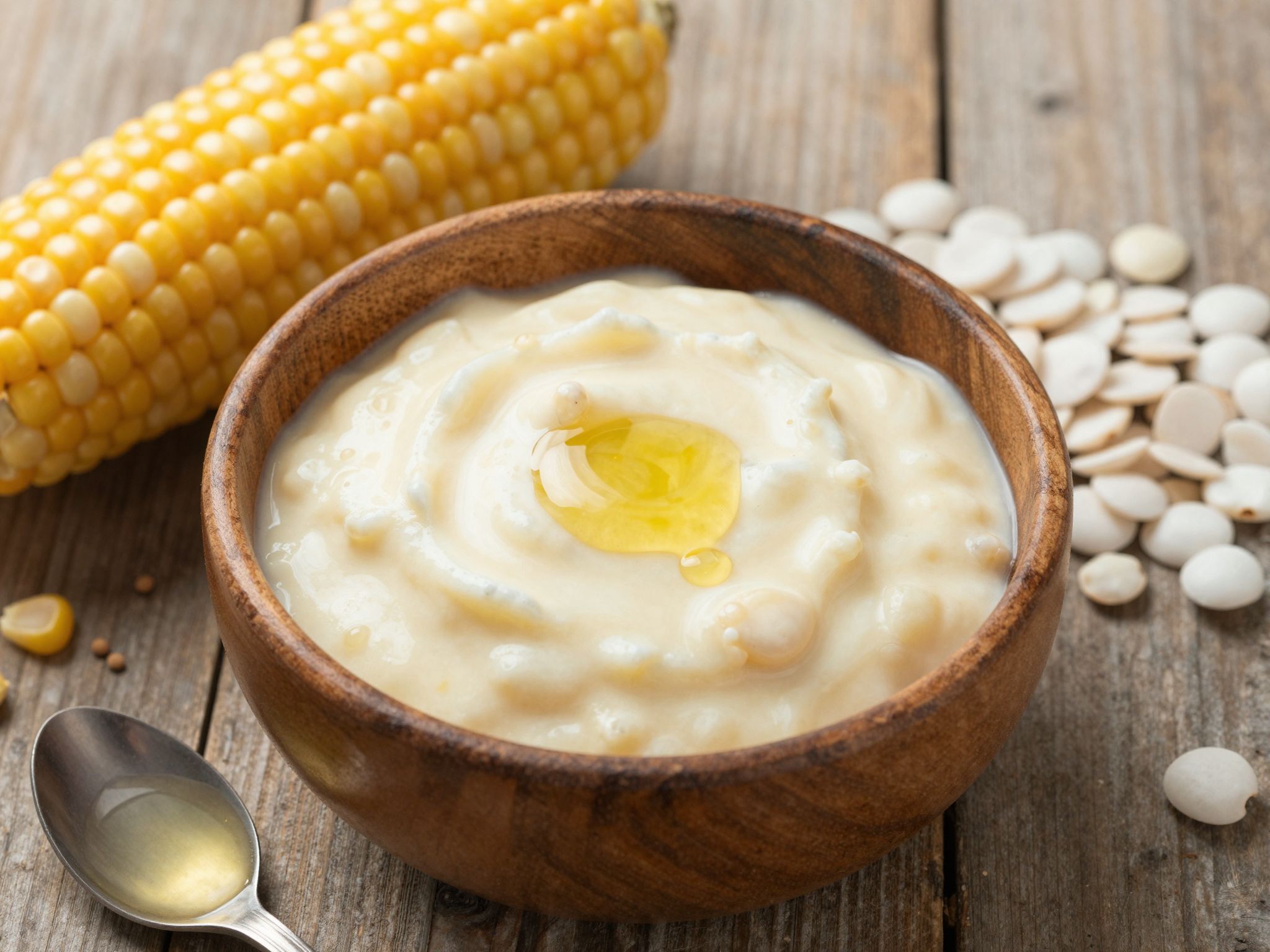 A puliszka gazdag szénhidrátban, alacsony zsírtartalommal rendelkezik.