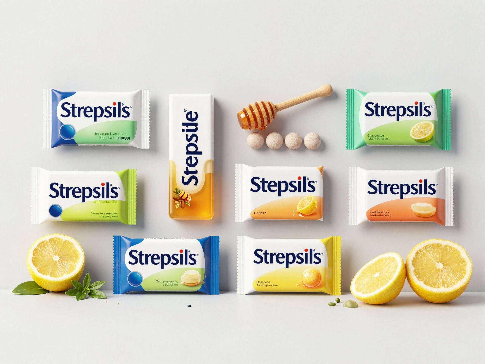 A Strepsils változatai különböző hatóanyagokkal célozzák meg a torokfájást.