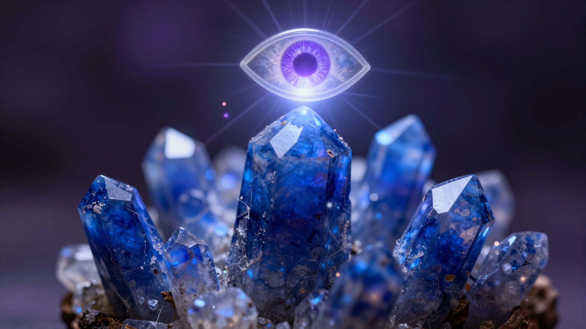 A szodalit erősíti a harmadik szem csakra intuitív képességeit.