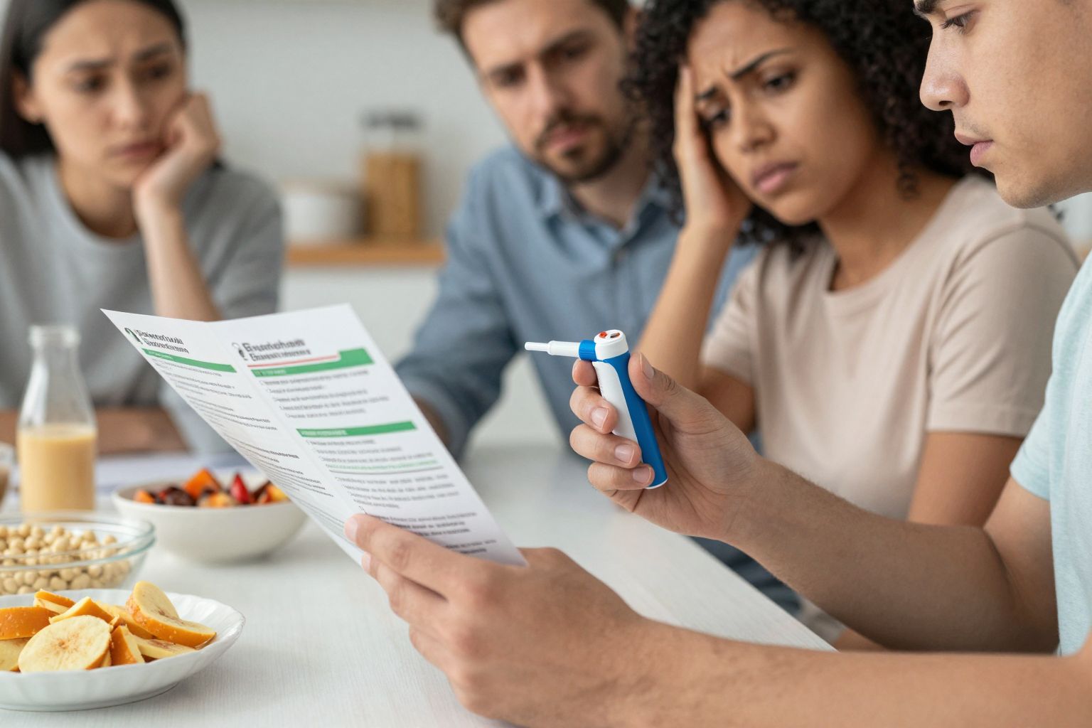 A szójaallergiásoknak kerülniük kell minden szójatartalmú ételt.