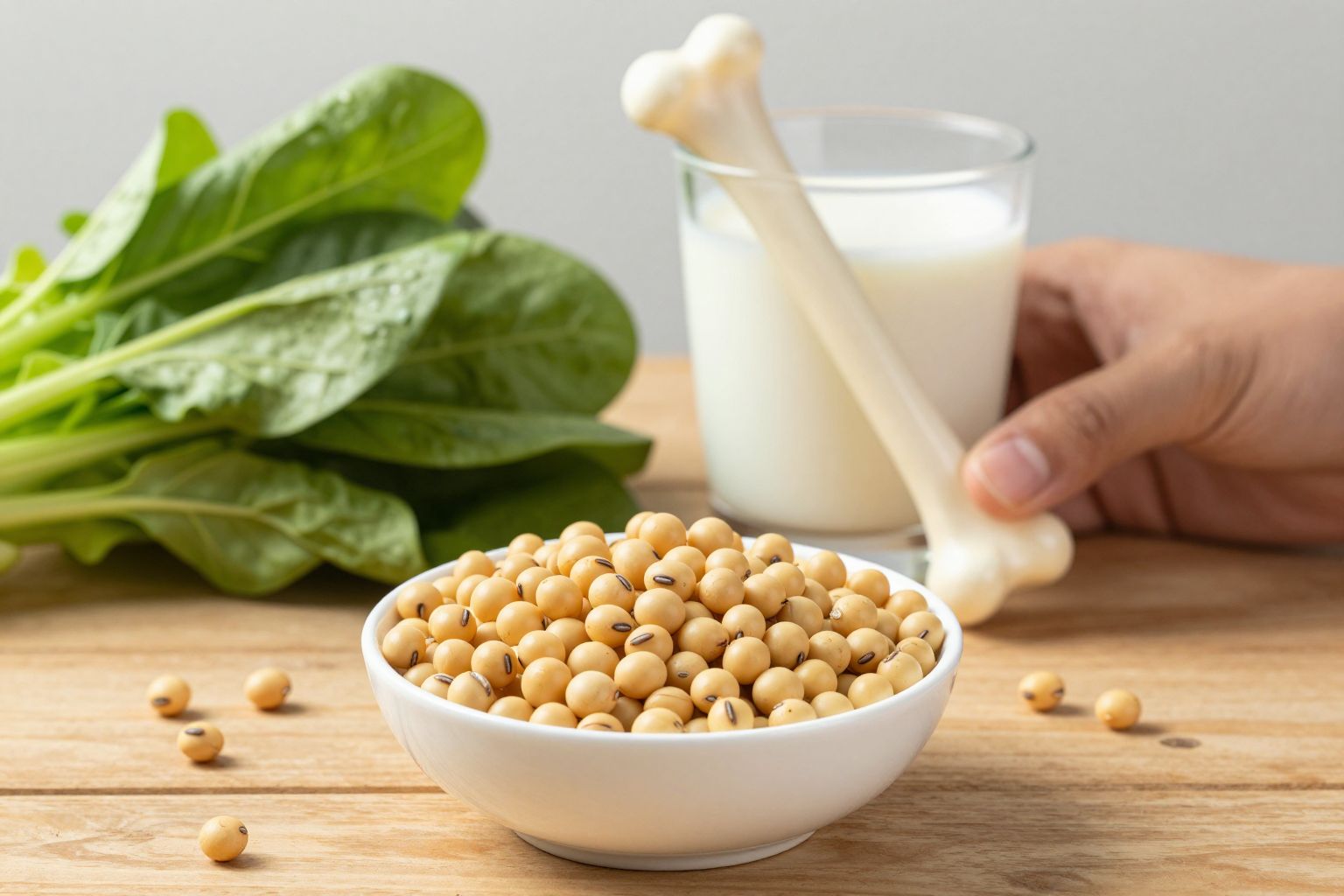 A szója izoflavonjai segítik a csontok egészségének megőrzését.