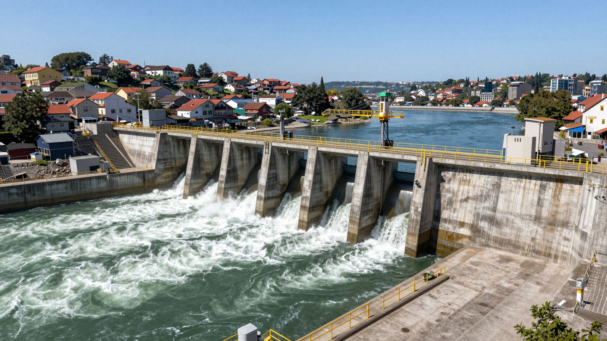 A vízerőművek tiszta energiaforrást és munkahelyeket biztosítanak.