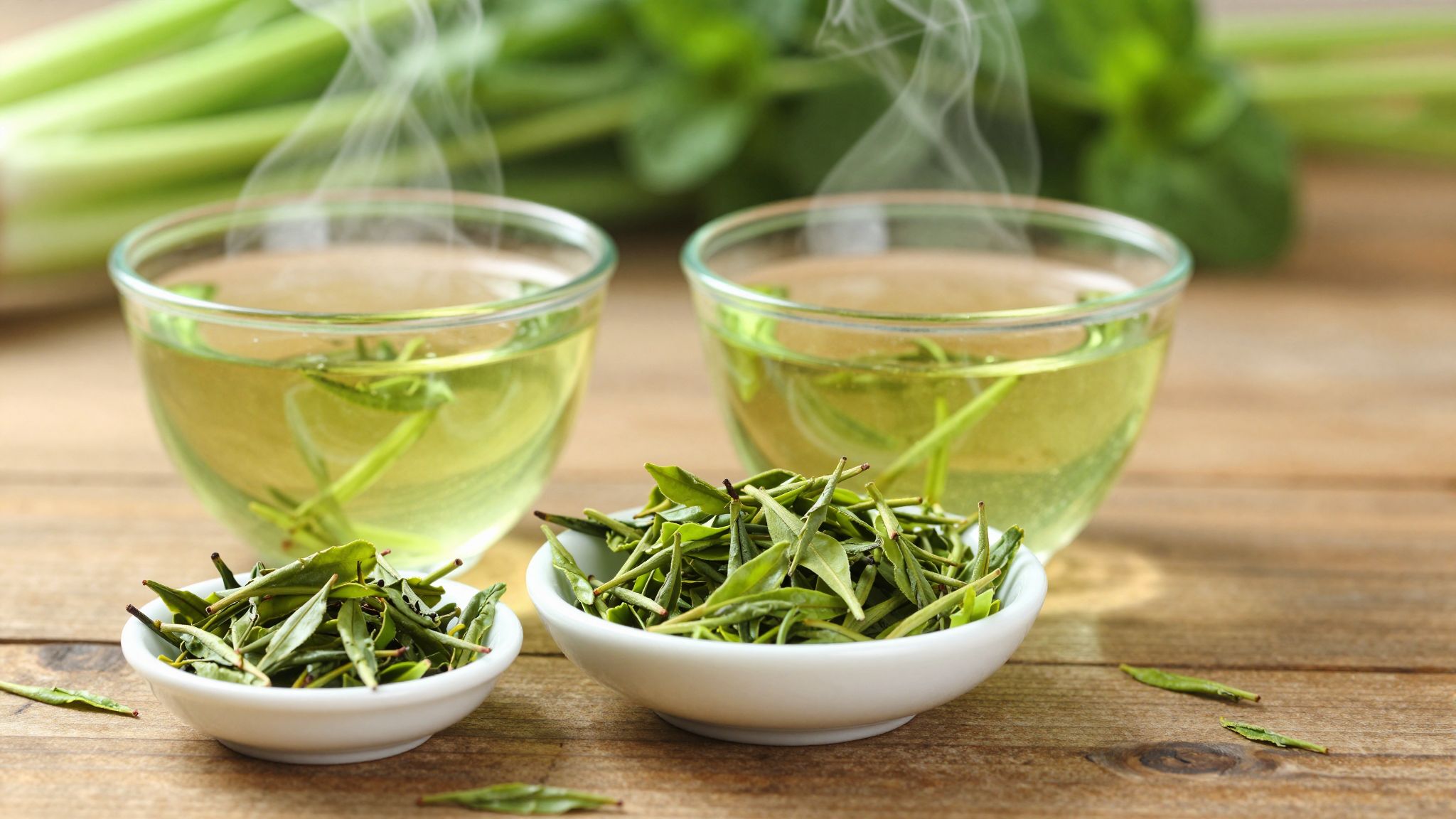 A zöld tea probiotikus hatásai javítják a bélflóra egyensúlyát.