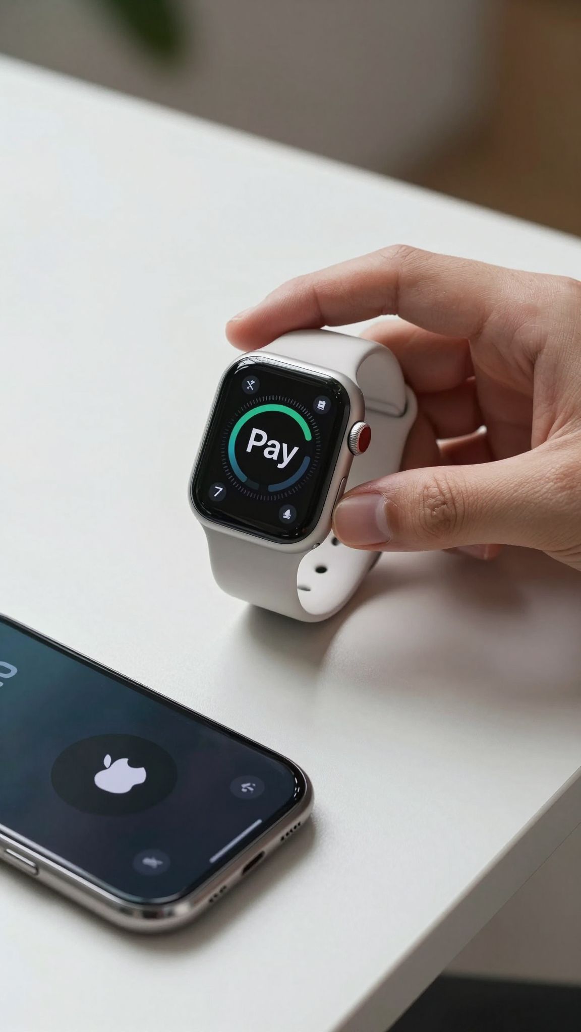 Az Apple Pay gyorsan aktiválható közvetlenül az Apple Watch-on.