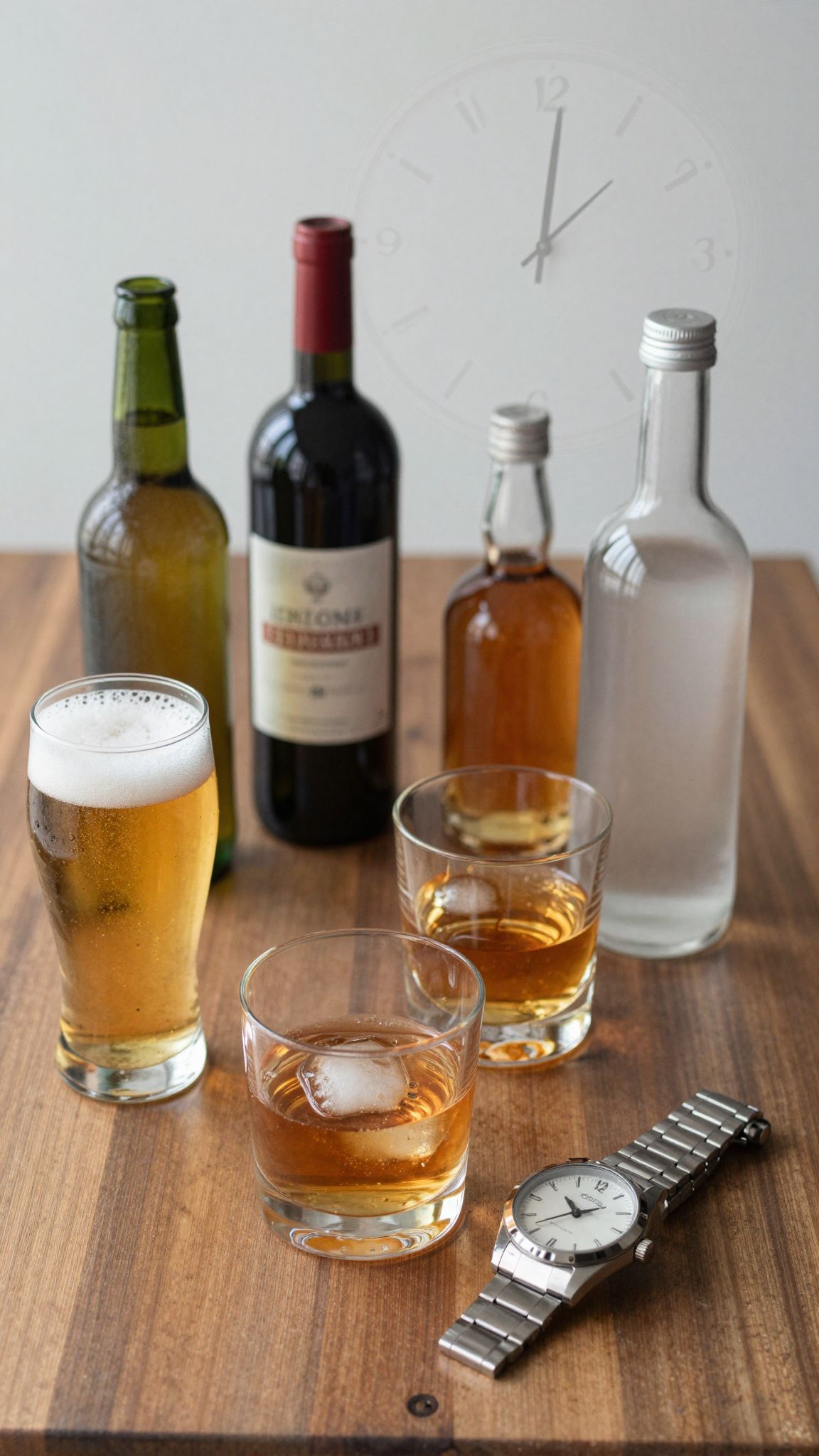 A vodka gyorsabban ürül ki, mint a likőr vagy sör.