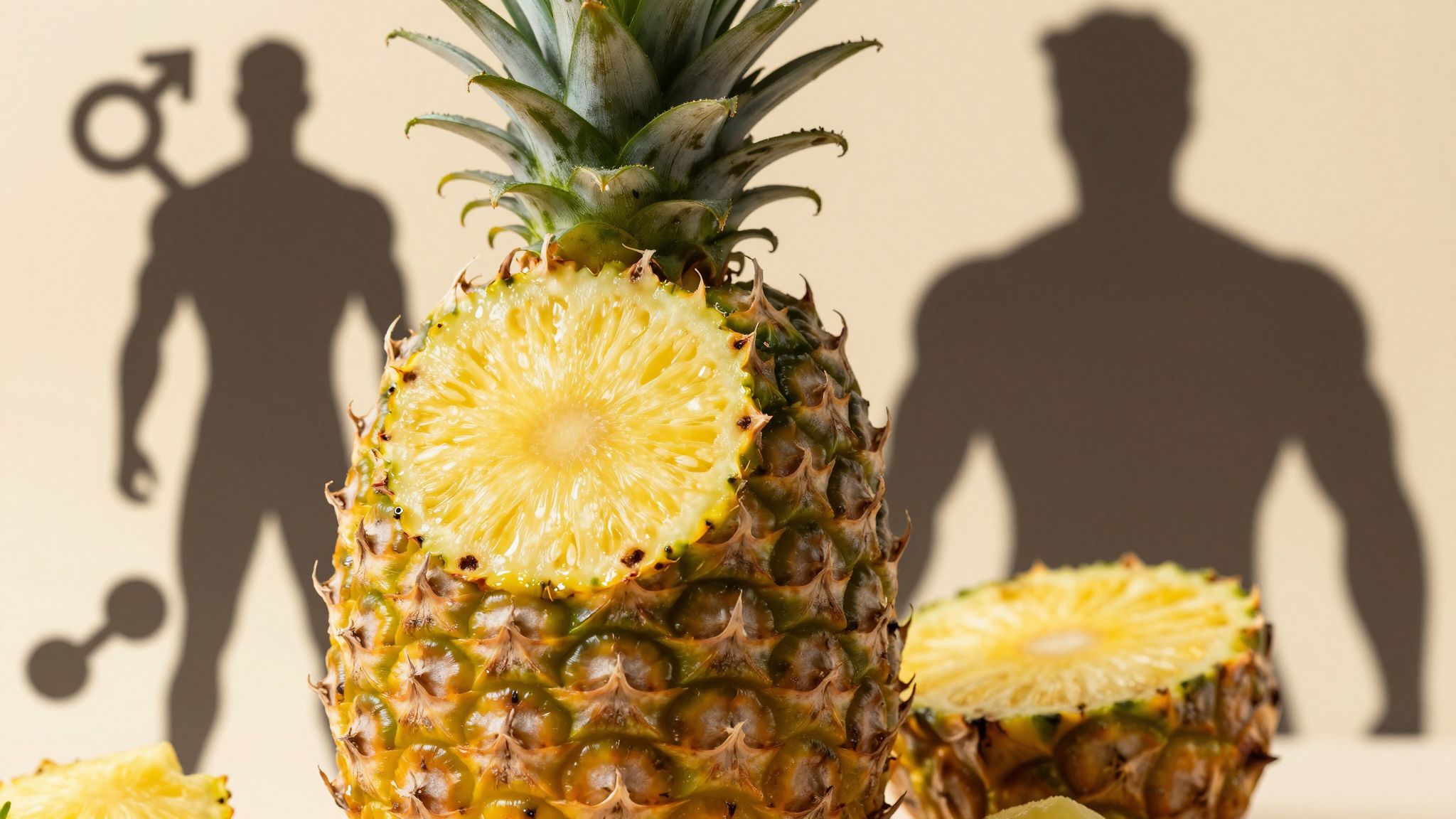 Az ananász segíthet növelni a tesztoszteronszintet és termékenységet.