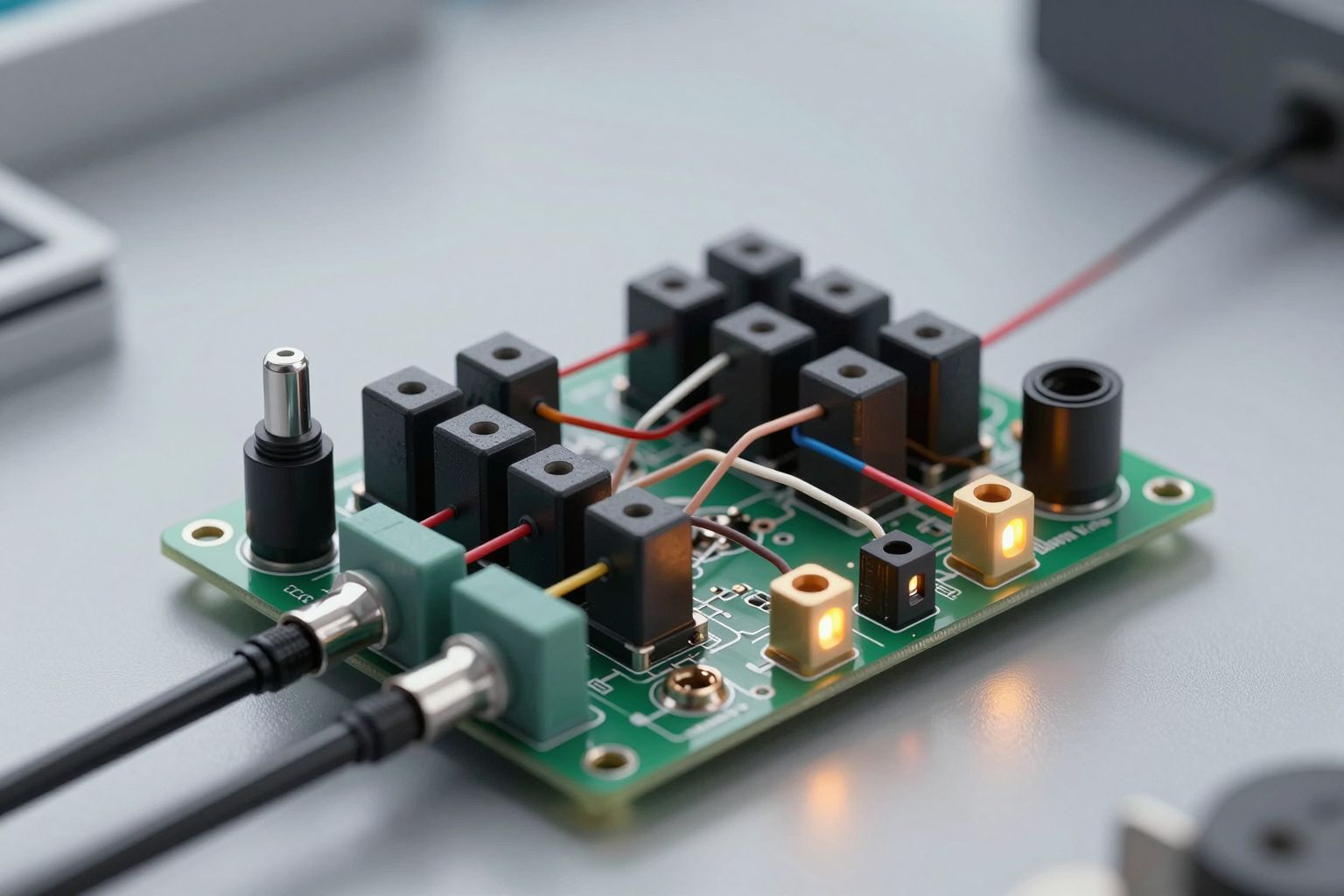 Az egyenirányító híd stabil DC feszültséget biztosít tápegységekben.