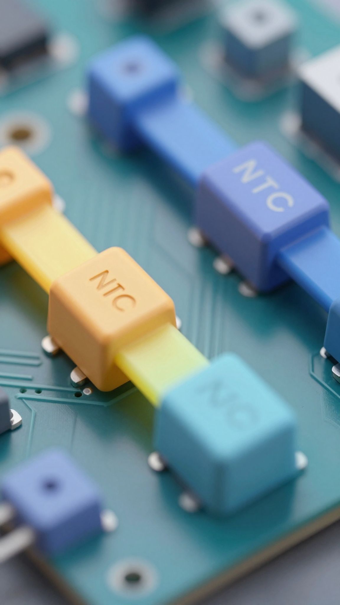 Az NTC ellenállás értéke hőmérséklet növekedésével exponenciálisan csökken.