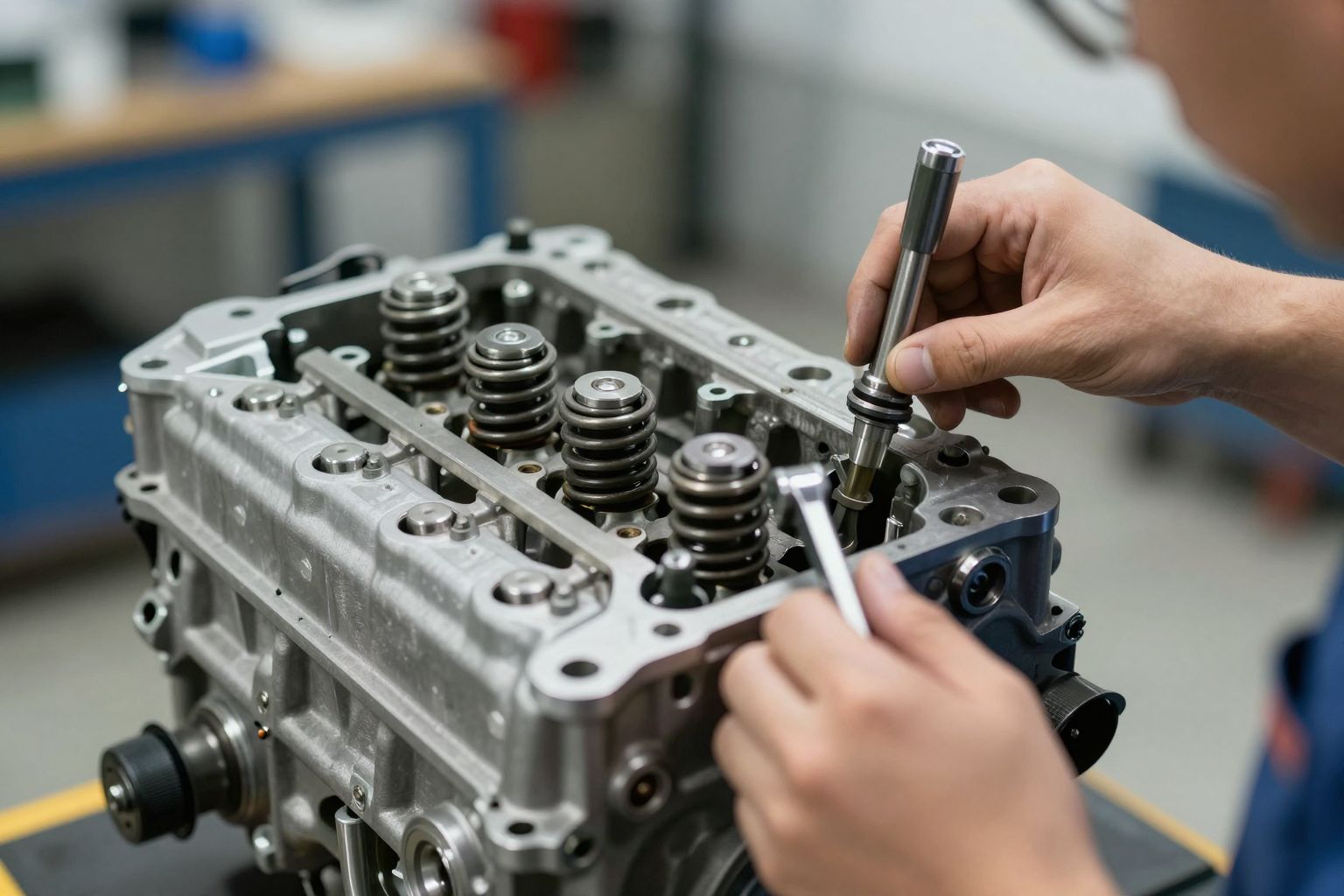 Az OHV motoroknál a szelepállítás rendszeres karbantartással elkerülhető.