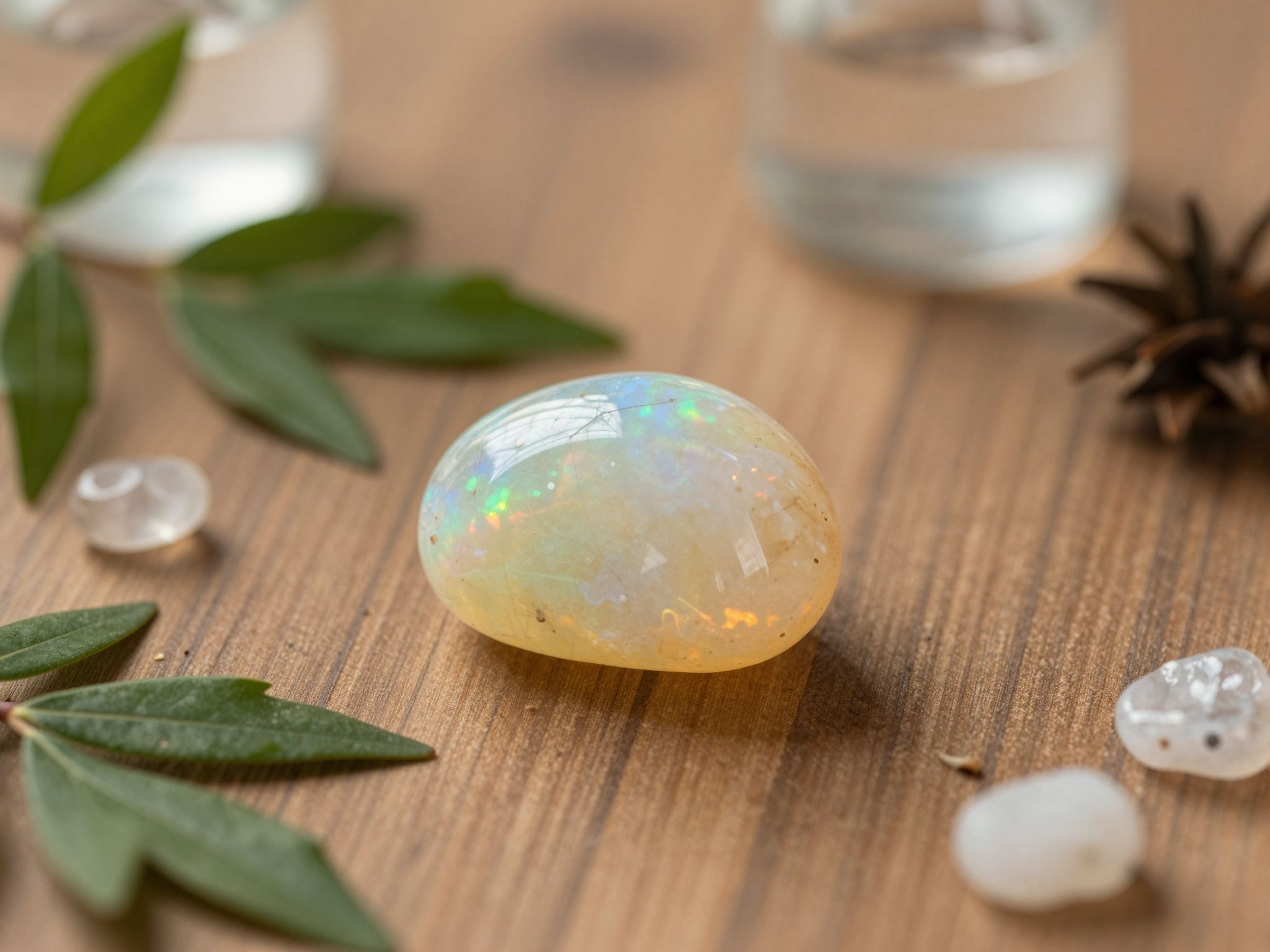 Az opál erősíti az érzelmi egyensúlyt és kreativitást.