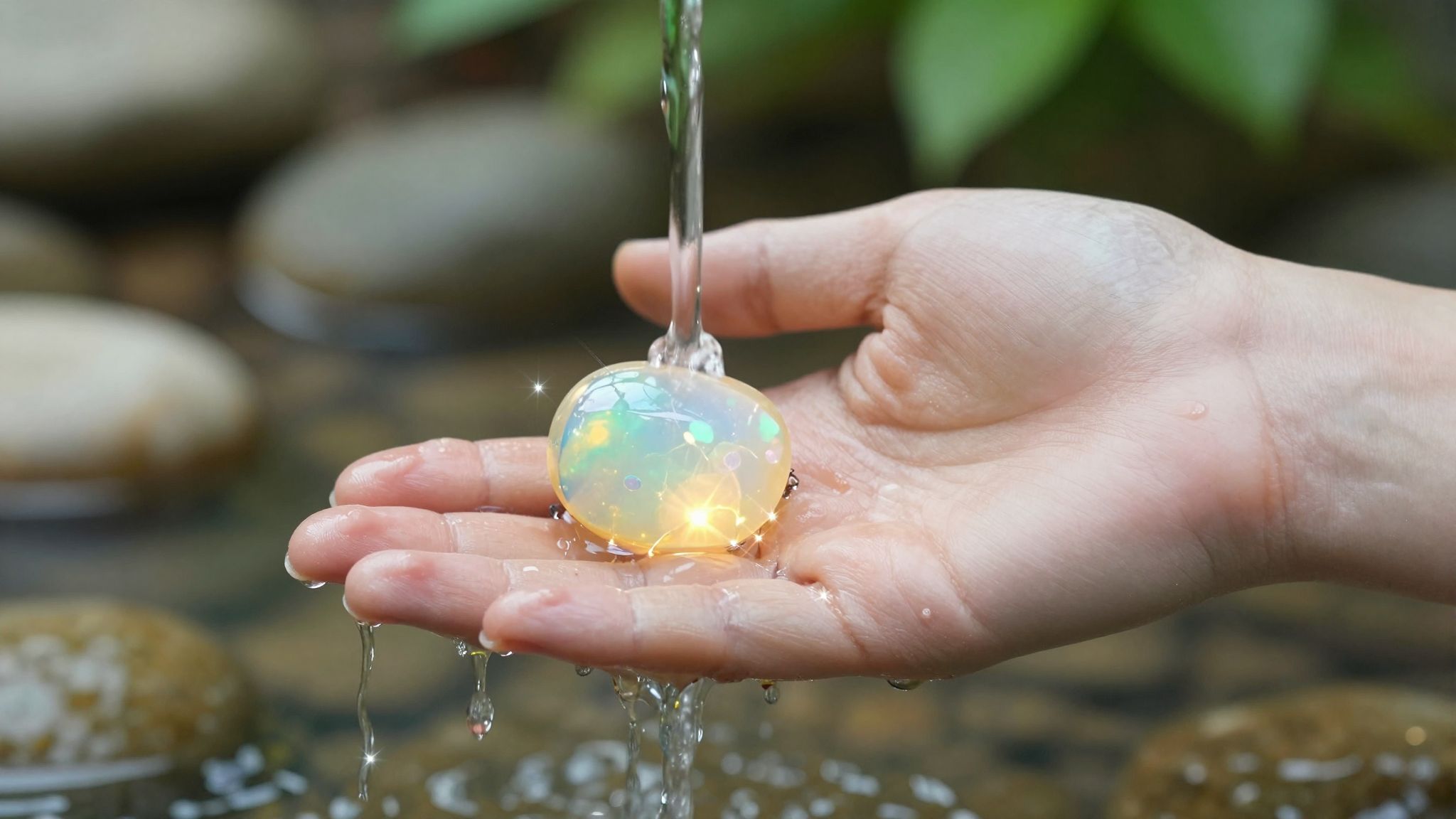 Az opál tisztítása fokozza spirituális energiáinak áramlását.