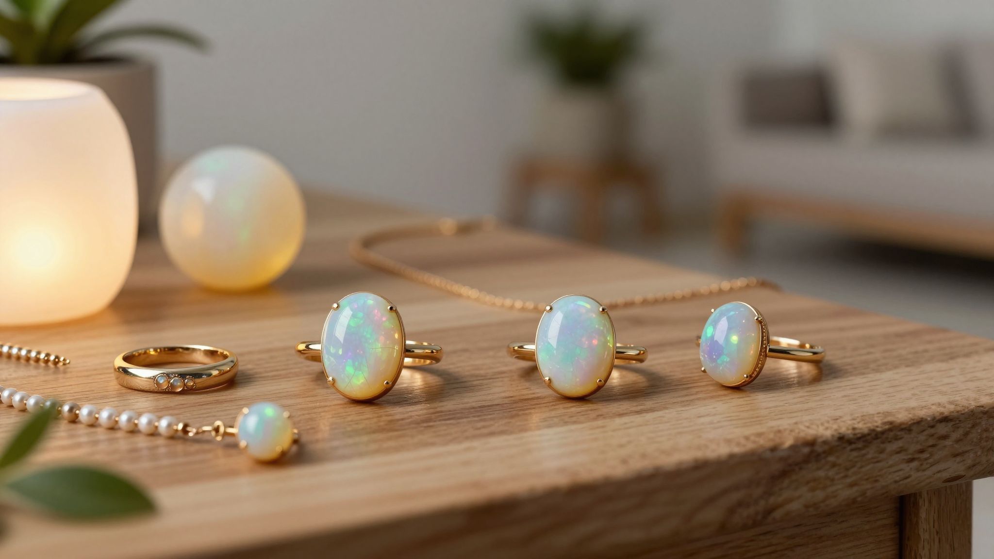 Az opalit ékszerként segít a belső harmónia megteremtésében.