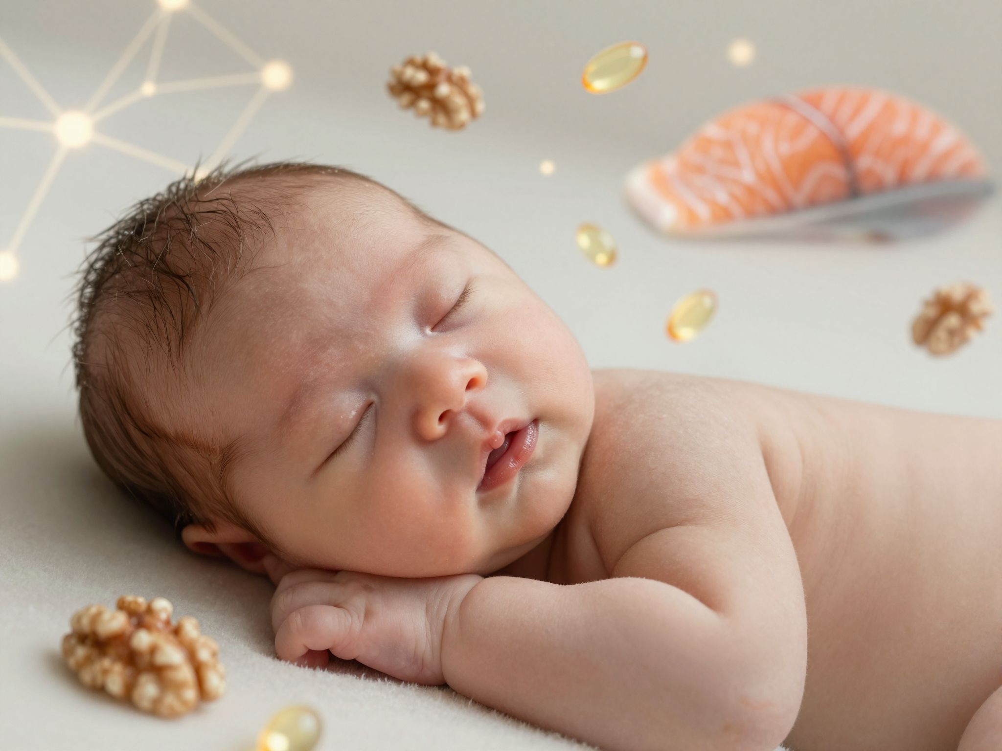 Az első 1000 napban az Omega-3 támogatja az agy fejlődését.