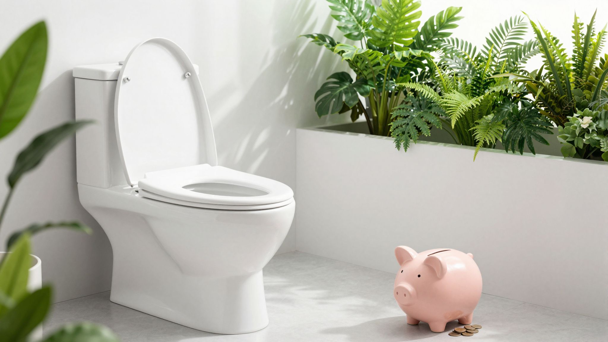 A bio WC kevesebb vizet használ, csökkentve környezeti terhelést.