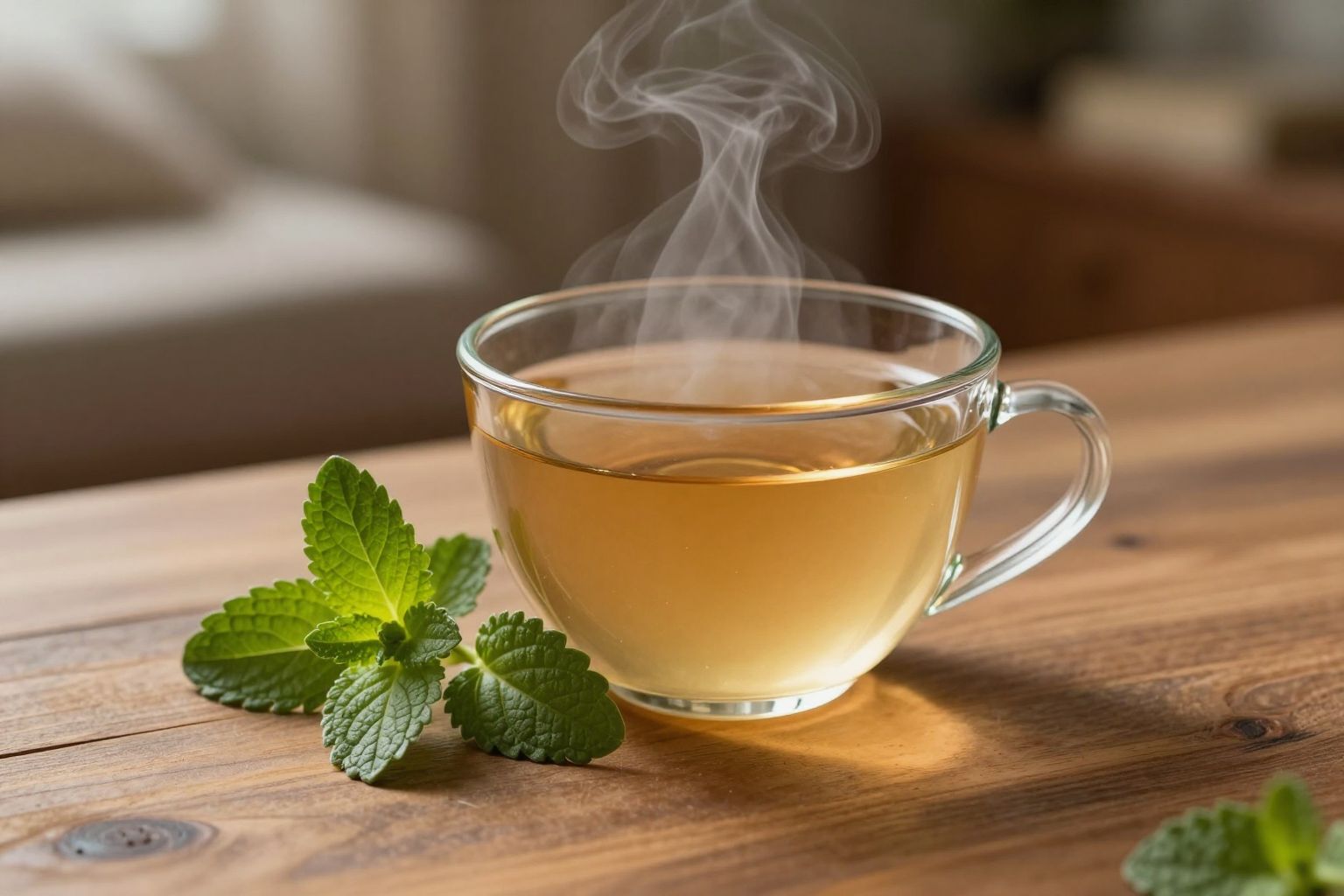 A citromfű tea nyugtató hatása segíti az elalvást.