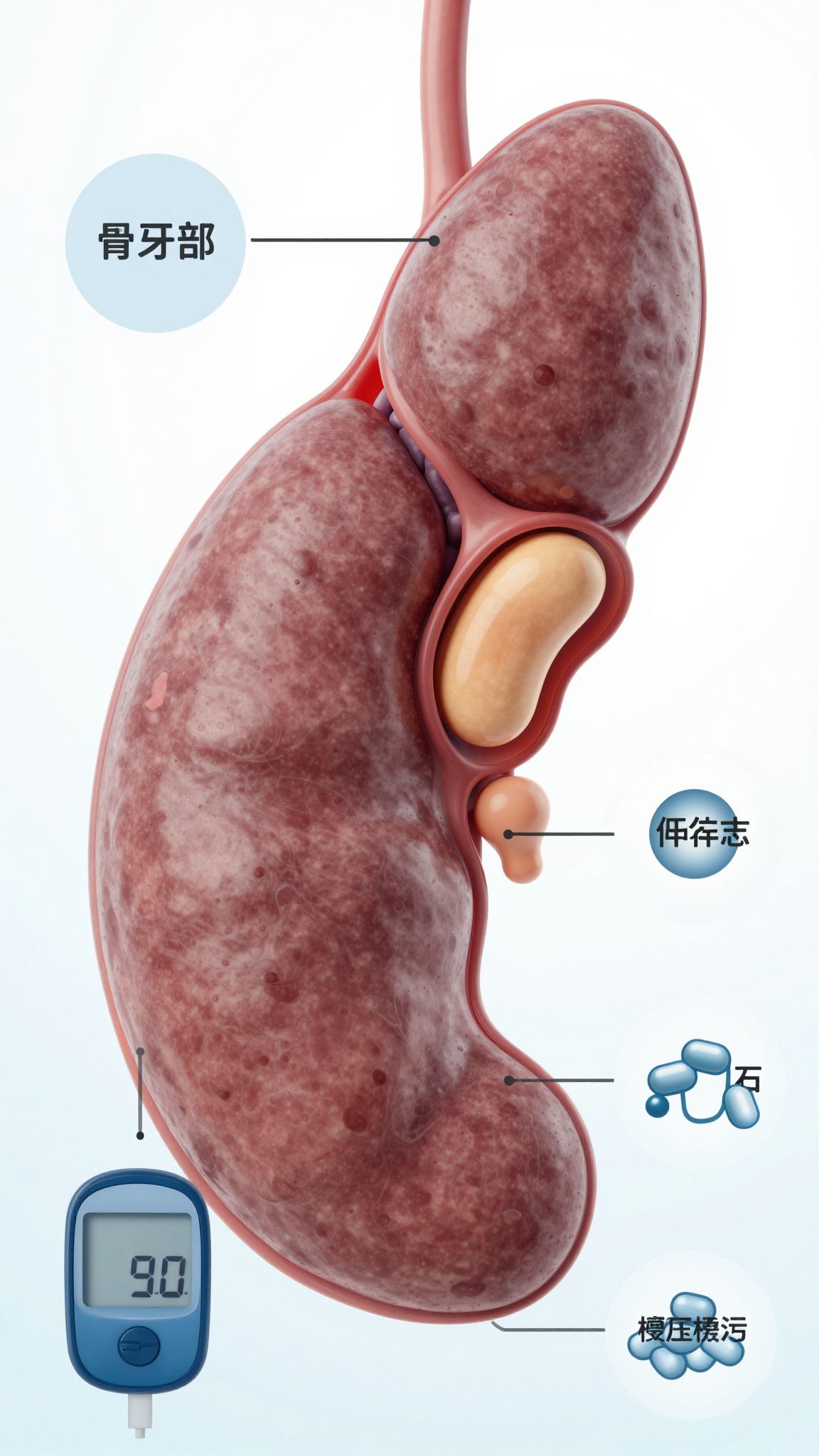 A cukorbetegség a hasnyálmirigy inzulintermelésének zavara.