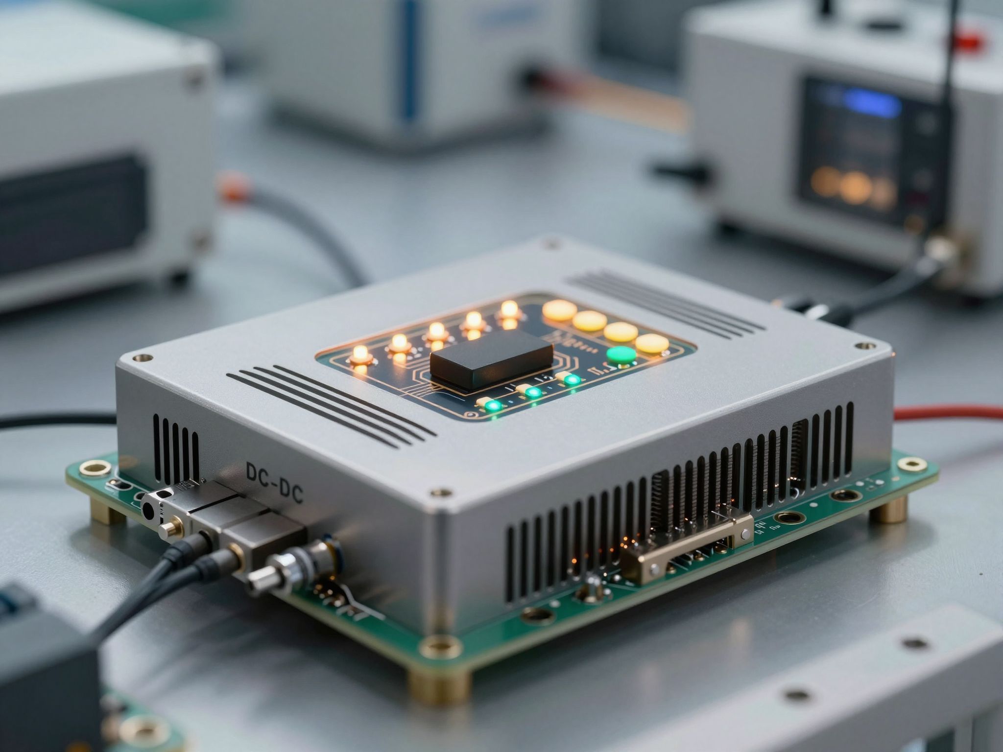 A DC-DC konverterek stabil feszültséget biztosítanak ipari rendszereknek.