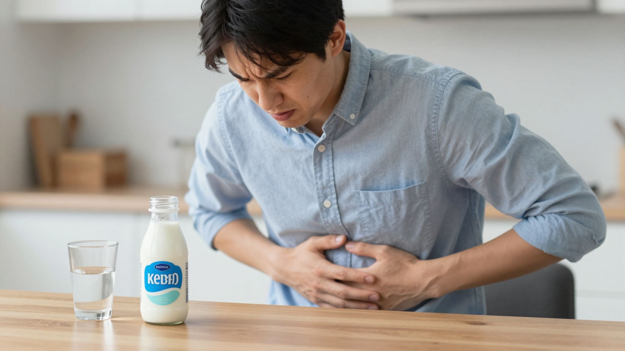 Kefir túlzott fogyasztása hasmenést és puffadást okozhat.