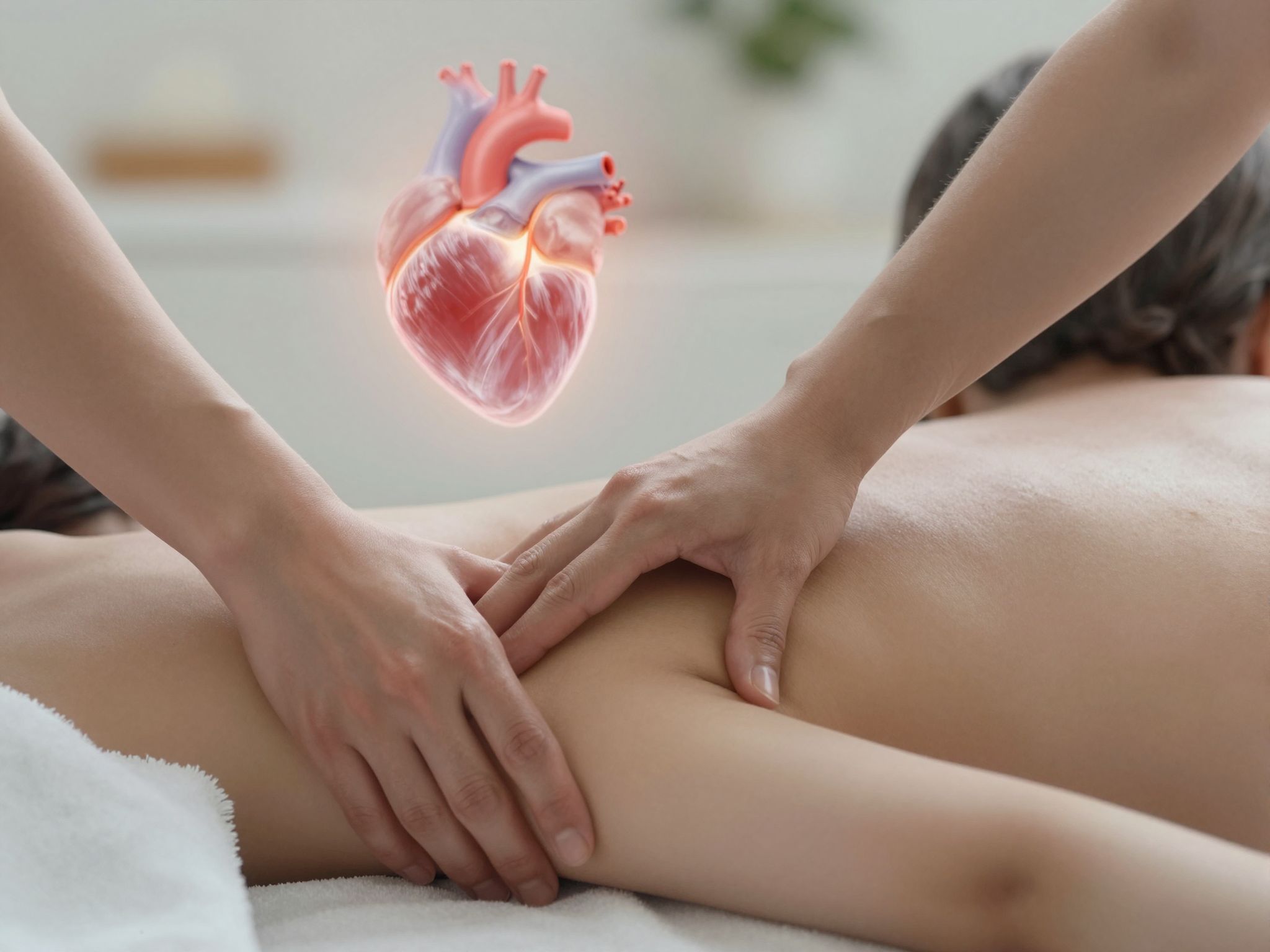 A masszázs javítja a vérkeringést és erősíti az immunrendszert.