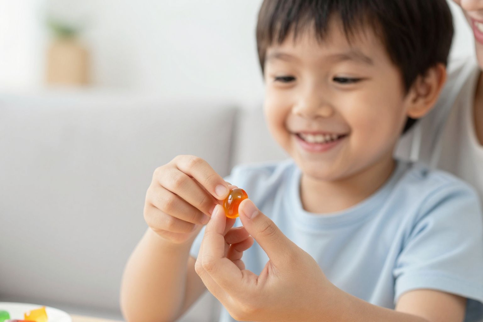 Gyermekeknek szánt Strepsils lágy formulája kíméli a torok nyálkahártyát.