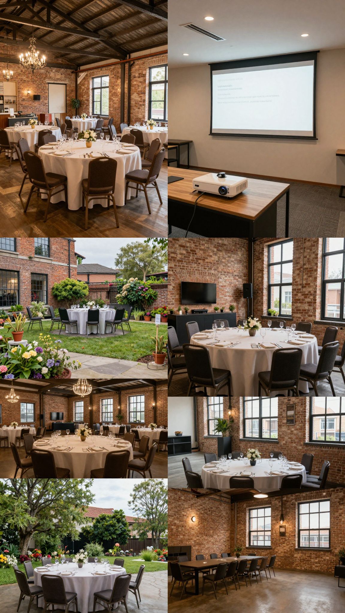 Kültéri helyszínek természetes hangulatot, de időjárási kockázatot jelentenek.