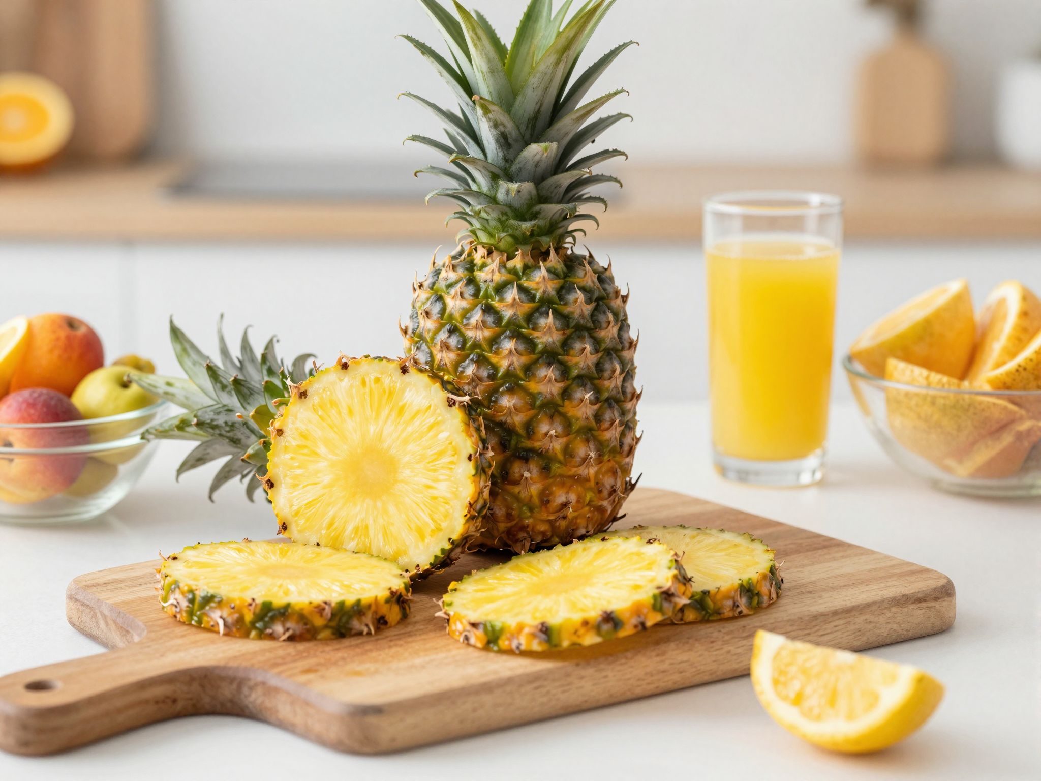 Az ananász emésztést segítő enzimekkel támogatja a férfi vitalitást.