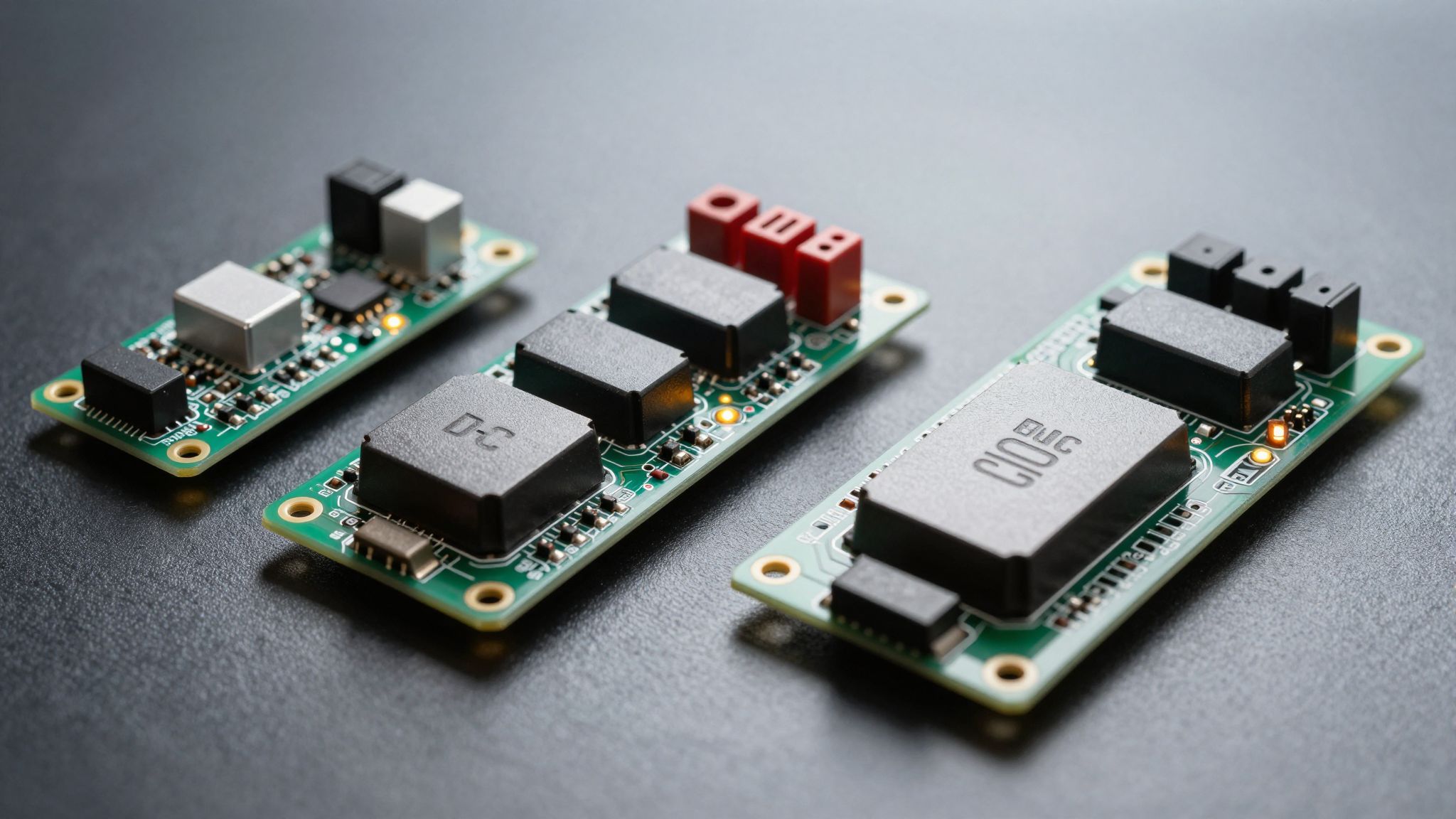 Az induktív konverterek hatékony feszültségátalakítást biztosítanak.