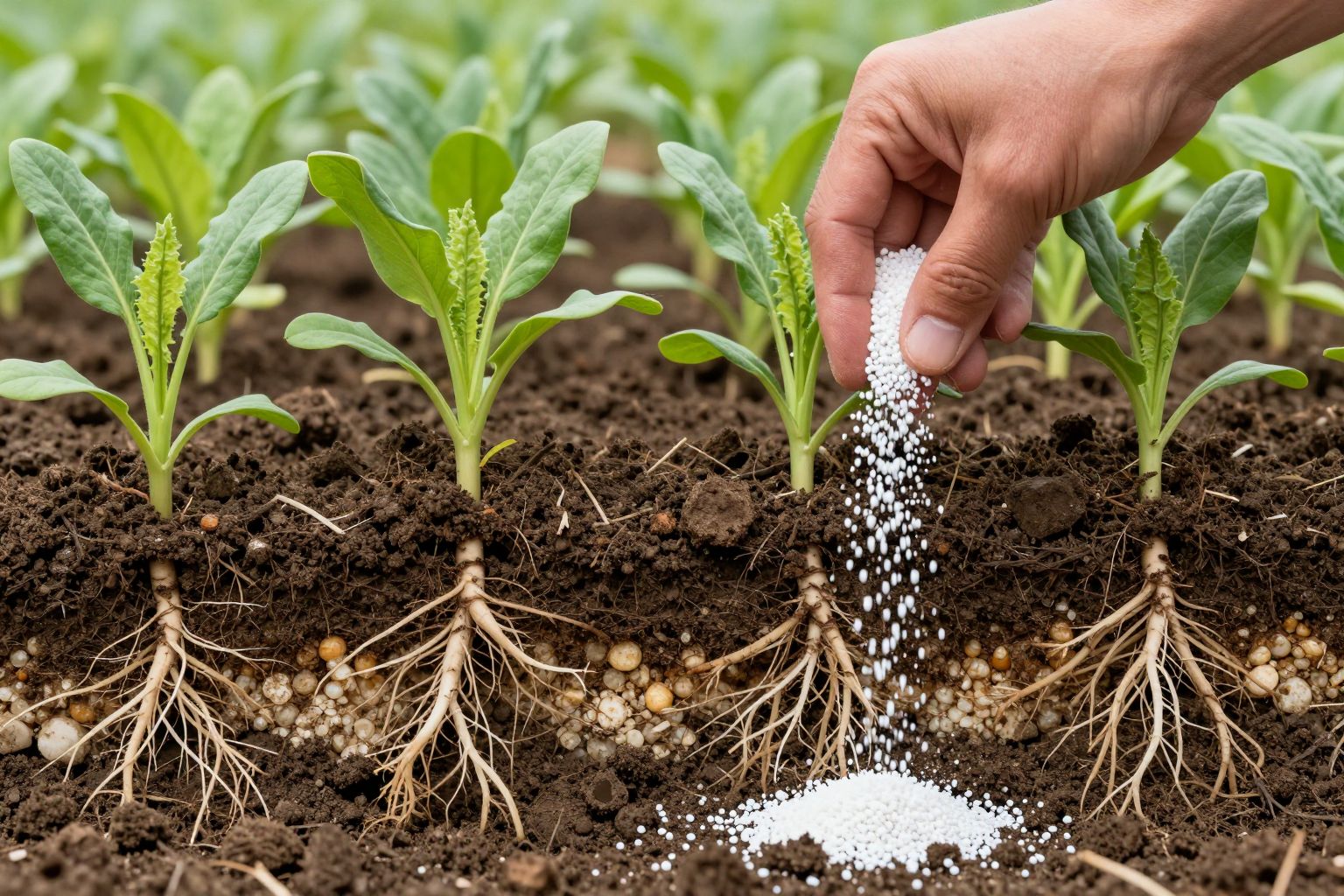 A kálium növeli a növények stressztűrését és terméshozamát.