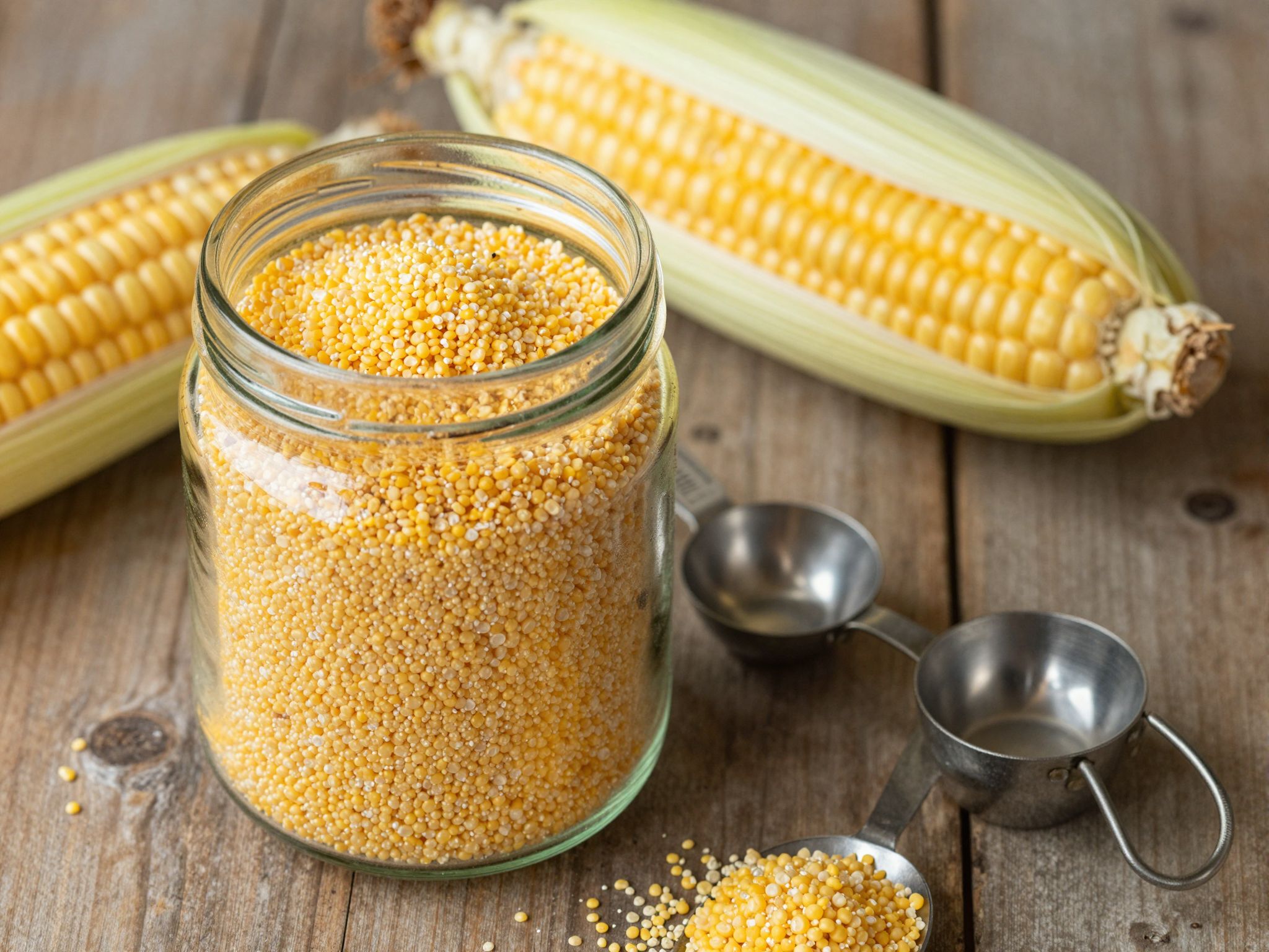 A kukoricaliszt tárolása hűvös, száraz helyen hosszabb eltarthatóságot biztosít.