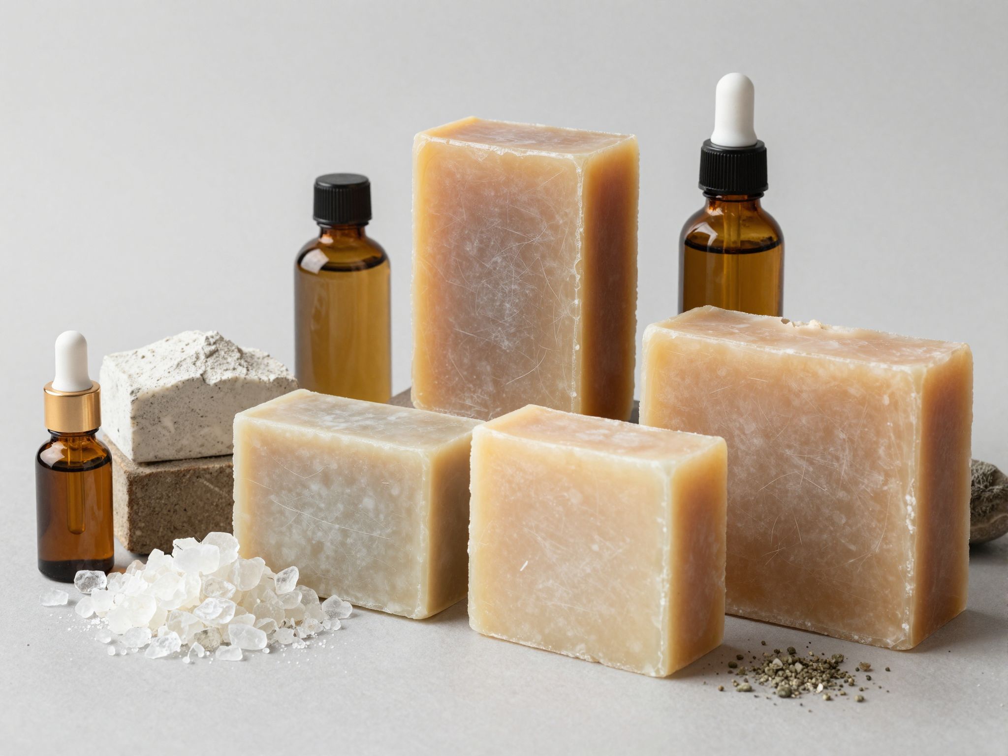 A kéneskő szappanok eltérő kénkoncentrációval bőrápolnak hatékonyan.