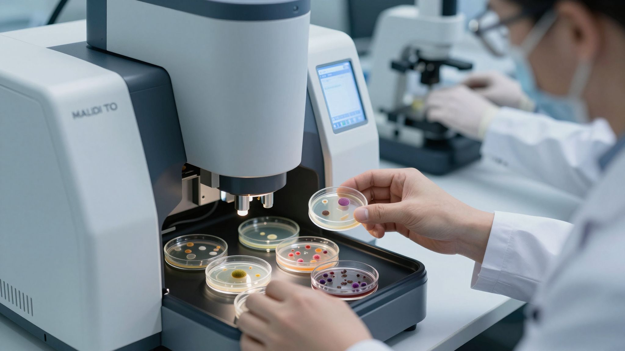 A MALDI-TOF gyors és precíz mikroorganizmus-azonosítást tesz lehetővé.