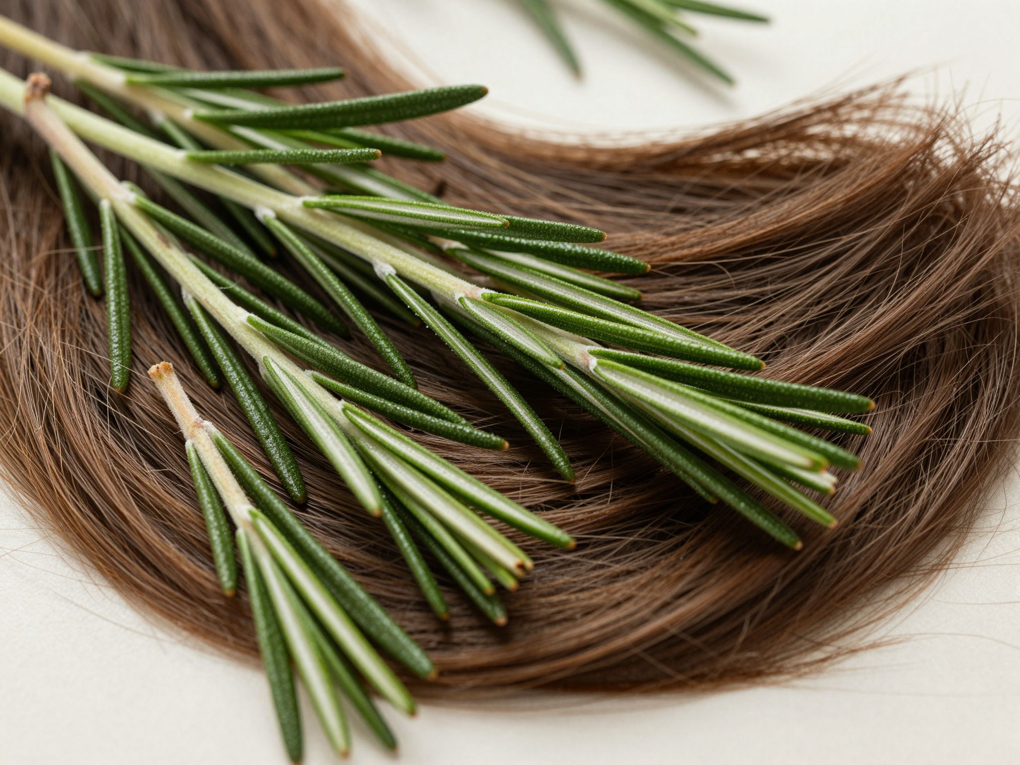 A rozmaring serkenti a hajhagymák vérkeringését a gyorsabb növekedésért.