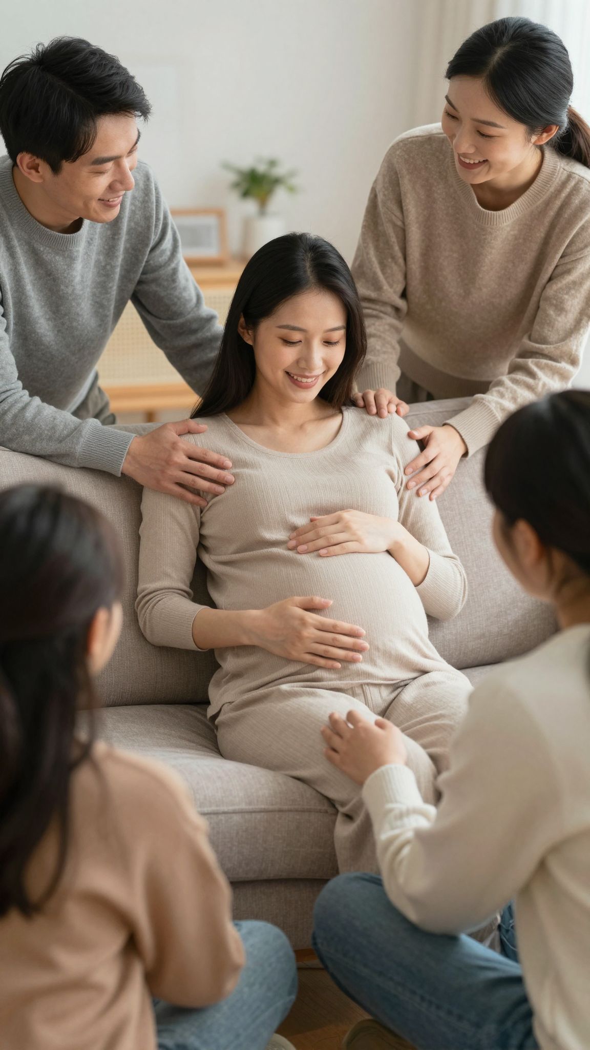 A támogató környezet csökkenti a várandós stressz szintjét.